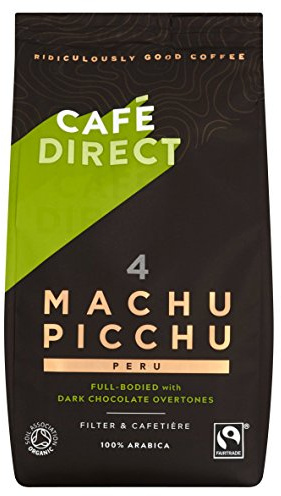 Caf Direct Fairtrade Machu Picchu Peru Organic Freshly Ground Coffee 227 g (Pack of 2)