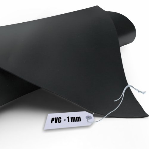 PVC Teichfolie 1mm schwarz in 1m x 6m