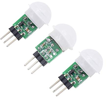 Hailege 3pcs AM312 Mini Pyroelektrisches PIR Human Sensor Modul PIR Infrarot IR Sensor Körper Manuelle Bewegung Infrarot IR Detektor