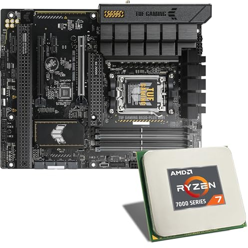 Mainboard Bundle | AMD Ryzen 7 7700, 8X 3800 MHz, ASUS TUF Gaming B650-PLUS WiFi, 3X M.2 Port, PCIe 4.0 x16, USB 3.2 Gen2 | Tuning Kit | CSL PC Aufrüstkit