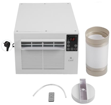 TOPINCN AC Portatile, 2000BTU Personal 3 in 1 Condizionatore d'Aria con Riscaldamento, Raffreddamento, Deumidificazione, Funzioni del Timer 12h, Fino a 64 Piedi Quadrati, Mini Aria (Plug