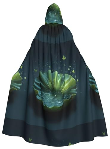 BROLEO Cape à capuche flottante pour adulte sans fermeture éclair, confortable pour les fêtes costumées
