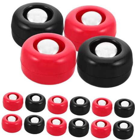 TOYANDONA Lot de 16 Mini-Rouleaux De Jeu De Curling Palets Coulissants pour Jeu De Palets Rouleaux De Rechange