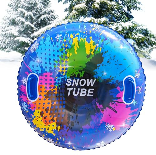 Gkumgwo Snow Tubes for Kids | Anti-Dumping Snow Tube Sledge,Inflatable Sled for Winter Sports Trail Snowfield Outdoors Kids Adults Sledding