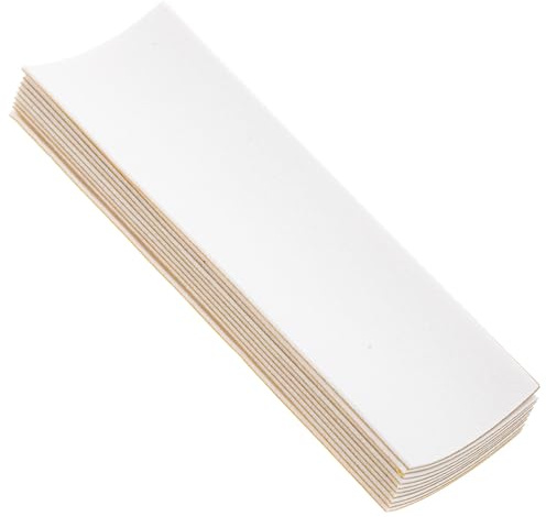DIYEAH 10 Piezas Cinta Antideslizante para Patineta de Dedo de Espuma de Color Claro Buena Elasticidad y Respaldo Adhesivo, Accesorio Adecuado para Mejorar el Agarre en Monopatines