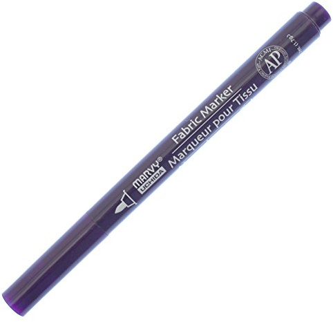 UCHIDA Marvy Fine Point Fabric Marker Art Supplies, Dark Violet