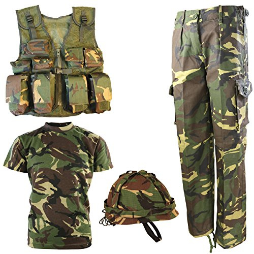 Kombat UK de l'Armée DPM No1 Combo pour Enfants 12-13 Ans Camouflage