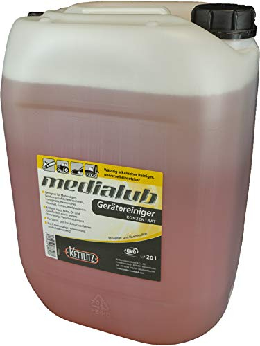 20 Liter Sägekettenreiniger KETTLITZ-Medialub Gerätereiniger Konzentrat Universalreiniger, Alkalischer Reiniger für Motorsägen