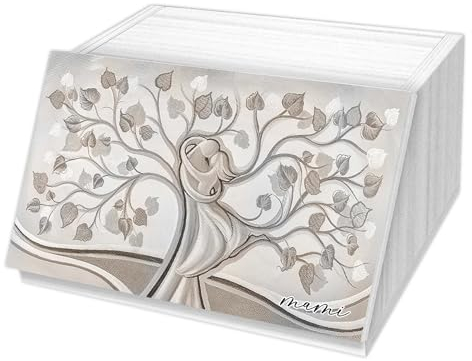 Lupia - Portapane White ALBERO ABBRACCIO amore e famiglia, Conserva Freschezza Pane, Versatile per Cibo Secco, Design Unico, Apertura frontale con Aerazione, 40x20x30cm, Chiaro, Legno