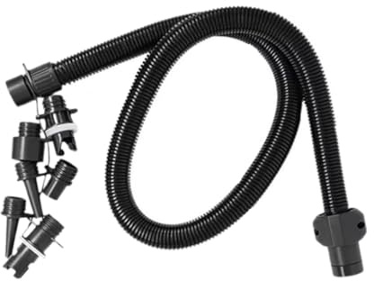 Baoblaze Tube de Pompe électrique Pompe à Air Tube Gonflable Pompe de gonflage Tube de Tuyau d'air pour Bateau de Kayak, Matelas pneumatique, Radeau, Tente, avec 6 connecteurs