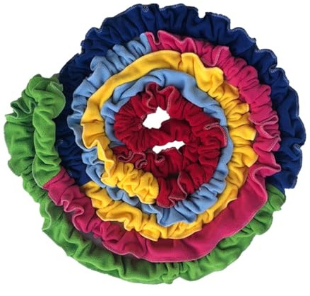 Tdoutop Élastique Coopératif de Différentes Tailles, Mouvement Dynamique Doux, Support pour Les Exercices, Le Travail D'équipe, La Famille, L'éducatio, 2m pour 3 joueurs