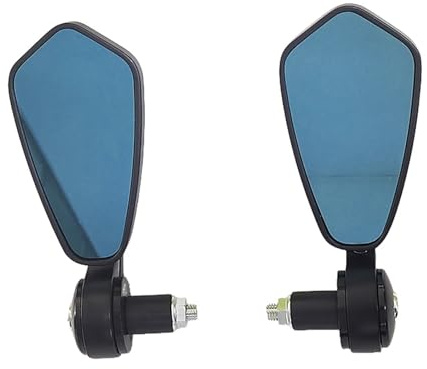 2 Specchietti Retrovisori Antiriflesso HD Da 7/8'' E 20 Mm Per Estremità Del Manubrio, Compatibili Con Scooter, Bici E Motociclette. Specchietto retrovisore