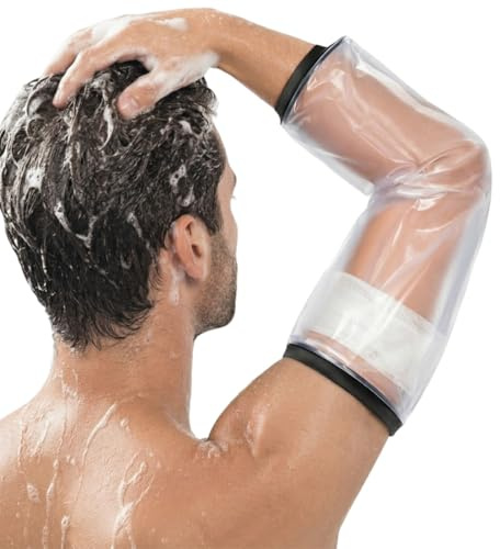1 Pieza Protector Brazo, Protector Ducha Brazo, Funda Impermeable Para Brazos, Protector De Ducha, Protector De Heridas Y Codos, Protección Impermeable Para Adultos Y Niños