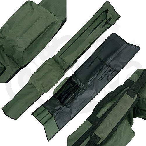 NGT Carp QuickFish 3 Made & 3 Unmade Rod Holdall for 12ft Rods with Pockets