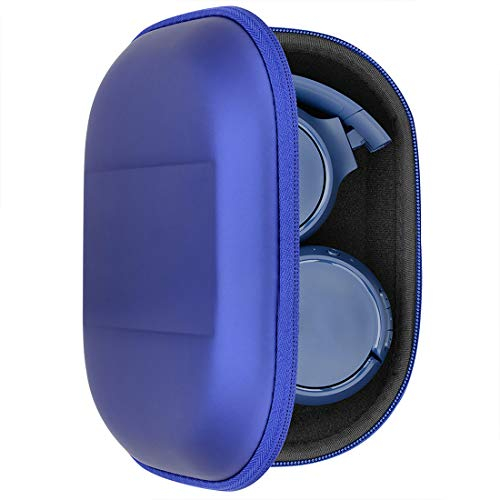 Geekria Shield Étui pour Casque Compatible avec JBL Tune 510BT, Tune 660NC, Tune 560BT, Tune 500BT, Jr 310BT, étui de Transport Rigide de Remplacement avec Rangement pour câble (Bleu)