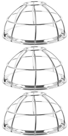 Lurrose Protezione Antincendio in Acciaio Inox 3 Pezzi Coperture Protettive per Testine Sprinkler, Protezione per Rilevatori Fumo, Compatibile per Edifici Residenziali e Uffici