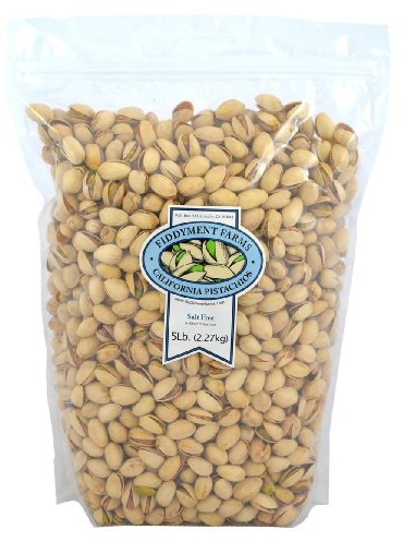 Pistachios, In-Shell Salt Free, 5 Pound