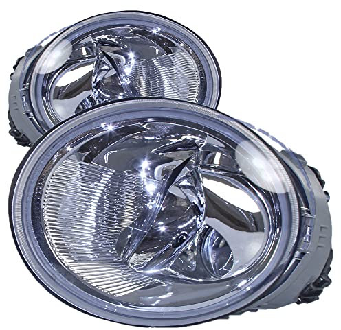BESTPRICE 2x phares avant Phares principaux gauche + droite Compatible avec VW NEW BEETLE (9C1, 1C1), NEW BEETLE Cabriolet (1Y7)