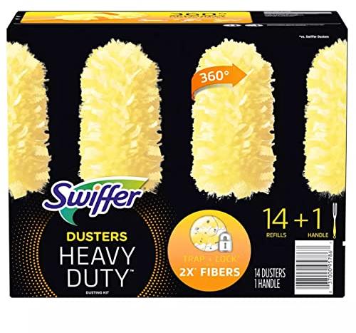 Swiffer Duster 360 Handle with Refills, 14 Count