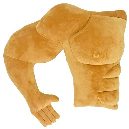 VACHICHI Boyfriend Kissen Kissenbezüge mit Neuheit und Kreation Kissenhülle in from von Muskulöser Mann von Arm und Freunde ersatze Pillow Geburtstagsgeschenk Valentinstag (Rechten )