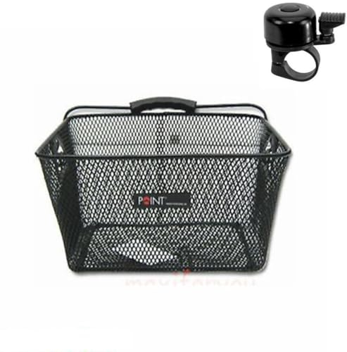 Point Kinder Fahrrad Gepäckträgerkorb Fahrradkorb hinten Hinterradkorb inkl. Fahrradklingel