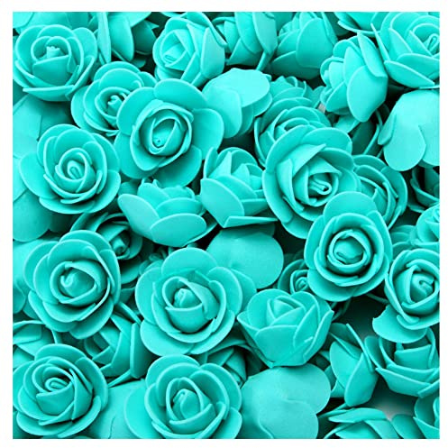 SHTGOI 500 rosas artificiales de espuma de polietileno, 3,5 cm, mini rosas artificiales, flores artificiales decoracion, ramo de rosas falsas para manualidades, oso, día de San Valentín, boda, fiesta
