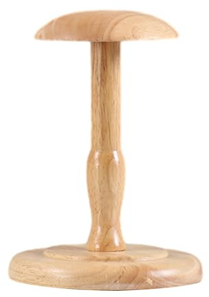 Hut Display Ständer, Hüte Aufbewahrungsständer, Vintage, Freistehend, Kuppelförmiges Design, Stabil, Dekoration, Haar Styling Show Ständer, Holz, kurz