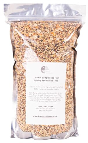 Tidymix Premium Quality Budgie Diet Seed Blend (2.30 kg), For Small Birds like Budgies, Parakeets, Parrotlet, Lovebirds, Quaker, Canary, Red-Faced Parrot
