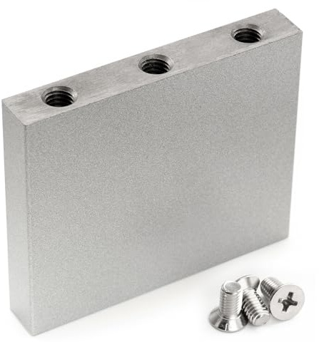 Musiclily Ultra 42 mm Solida Stål Tremolo Block för Elgitarr Floyd Rose Tremolo