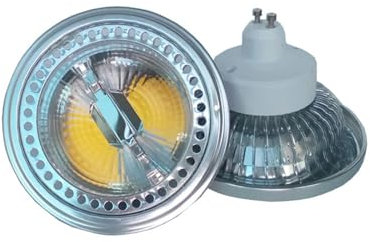 OUHFCASN 1 bombilla reflectora LED de 12 W AR111, foco empotrado G53/GU10 Para iluminación comercial e industrial(Cool White,G53)