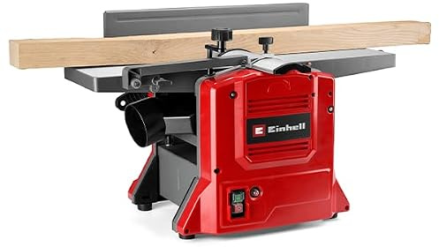 Pialla stazionaria Einhell TC-SP 204/1 (1500 W, 9500 min-1, larghezza pialla 204 mm, struttura stabile per l'ispessimento e la ravvivatura, staffa di erogazione estraibile)