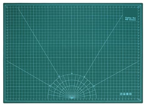 Skärmatta 1 x A0 dubbelsidig självläkande roterande skärmatta super stor storlek, skärbräda för hantverk, sömnad, tyg, scrapbooking precision