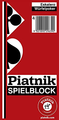 Piatnik 2963 – Eskalero – Yatzee Block 10-pack