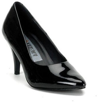 Ellie Shoes Women's 8400 Dress Pump, Black Patent, 12 M US