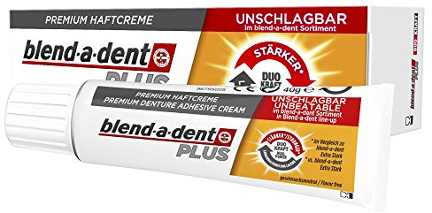 Blend-a-dent Plus Ottima tenuta, crema adesiva premium, 40 g