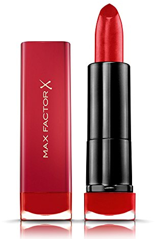 Max Factor Marilyn Monroe Ruby Red Lippenstift in klassischem Rot für jeden Teint – Langanhaltender, feuchtigkeitsspendender, roter Lippenstift mit starker Deckkraft