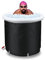 Ice Bath Tub Outdoor, 80 × 75 cm Portable Ice Bath for Athletes Cold Plunge Tub for Adults Cold Bathtub Outdoor with Cover for Immersion Recovery