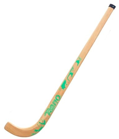 L'Estel Skates - Hockey Reno - Stick Reno TRO 90 cm - Stick de Madera para Jugador de Hockey Patines. hasta 9 años. Corto. (Verde 90 cm)