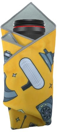 DF DIGITALFOTO Magic Wrap pour Objectif d'appareil Photo, Chiffon de Protection Autocollant, Pochette Anti-poussière et Anti-Rayures pour photographes, Nettoyage et Protection, 45 x 45 cm