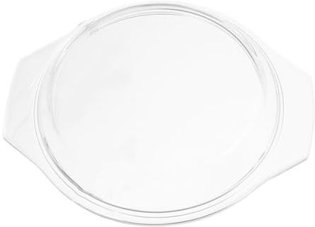 Alipis Couvercle en Verre Transparent 159 CM Anti-Éclaboussures pour Micro-Ondes Résistant à la Chaleur Accessoire Multifonction pour Cuisson Vapeur et Four Ustensile Cuisine