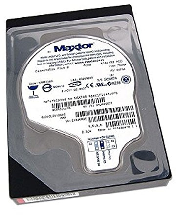 Maxtor – Festplatte 40 GB 3.5 ATA 133 IDE DiamondMax Plus 8 6e040l0 7200 RPM 2 MB