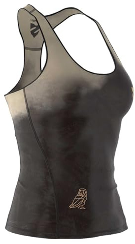SMMASH Goddess Träningstoppar för Kvinnor, Fitness Fit Cut Top Tank, Yoga Tops, Sportt-Shirt, Crossfit, Fitness, Gym, ​Andas och Lätt, Antibakteriellt Material, Tillverkad i EU (M)