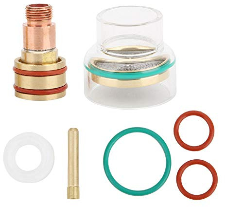 TFM53NCN TIG svetssats TIG svetstillbehör TIG svetsbrännare glas kopp hylsa för WP17/WP18/WP26 svetsfackla TIG svetsutrustning (2,4 mm)