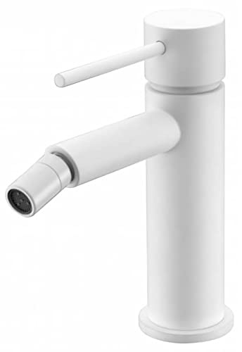 Robinet bidet blanc mat Milos Stick Imex BDYS045-2BL (robinet Bide BDYS045-2BL)