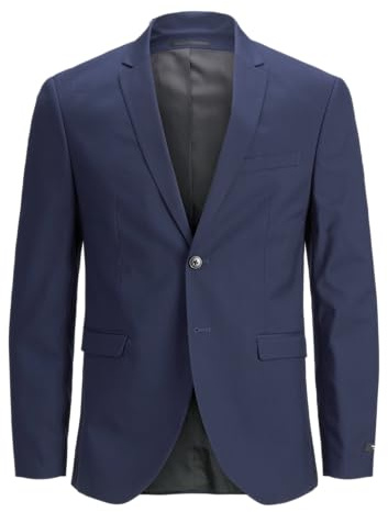 JACK & JONES Uomo Jprsolar Blazer Noos Jnr, Blu Medievale, 158