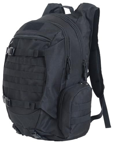 GUJOIN 45L Waterproof Fishing Hunting Backpack Outdoor Military Rucksacks Tactical Sports Camping Hiking Trekking Bags (Black)