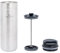 iBasingo 450ml Titan French Press Kaffeeflasche Doppelwandige Isolierte Vakuum Thermoskanne Becher Tragbare Tee Wasserflasche Outdoor Auto Reisebecher mit Deckel Ti3255D