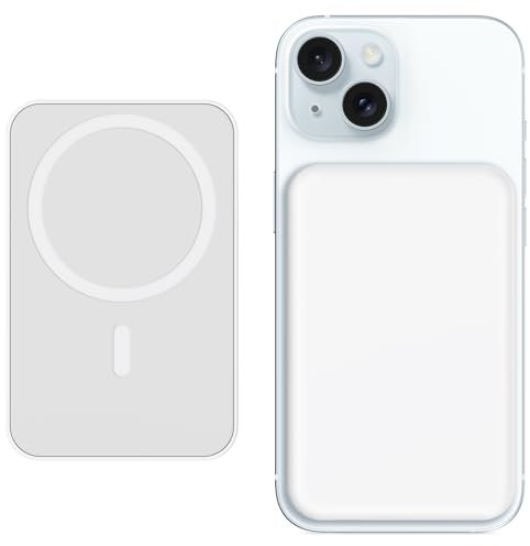 Batterie Externe for Magsafe sans Fil - Compatible avec iPhone 17 16 15 14 13 12 Séries et Samsung Magnétique Power Bank 10000mAh Induction Petite Mini Portable Charge Rapide Chargeur Liverchy