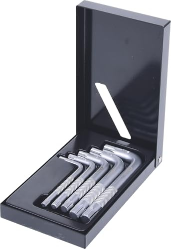 KS Tools 151.4100 XZN vinkelstiftnyckelsats, kort, 5-delar