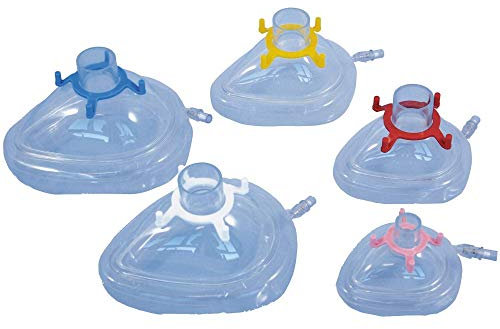 BEATMUNGSMASKE Einmal mit Ventil Gr.5 1 St